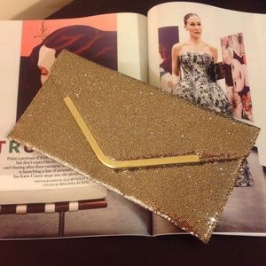 REDUCED!! New gold envelope clutch by Nordstrom